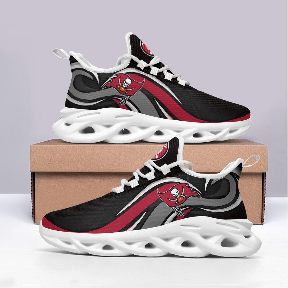 Ideafootwear Tampa Bay Buccaneers Max Soul Shoes Sneakers For Men And Women 6