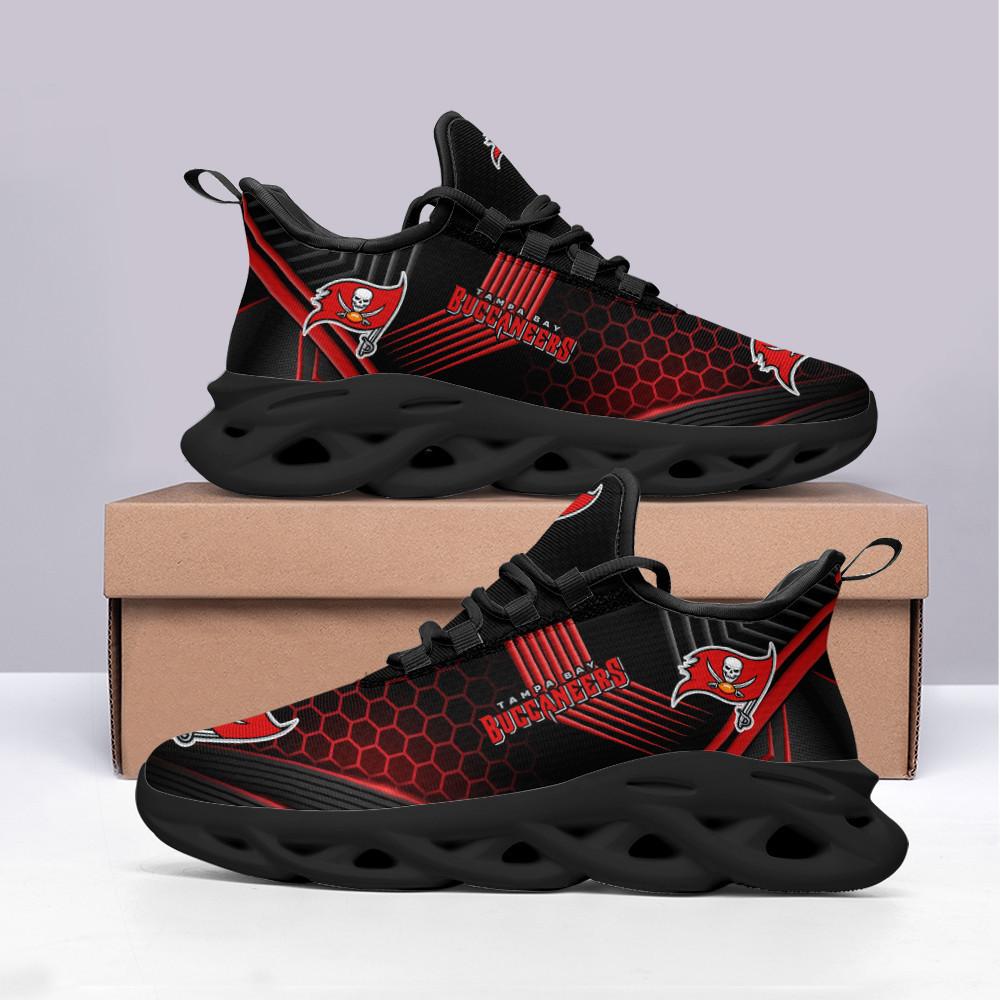 Ideafootwear Tampa Bay Buccaneers Max Soul Shoes Sneakers For Men And Women 8