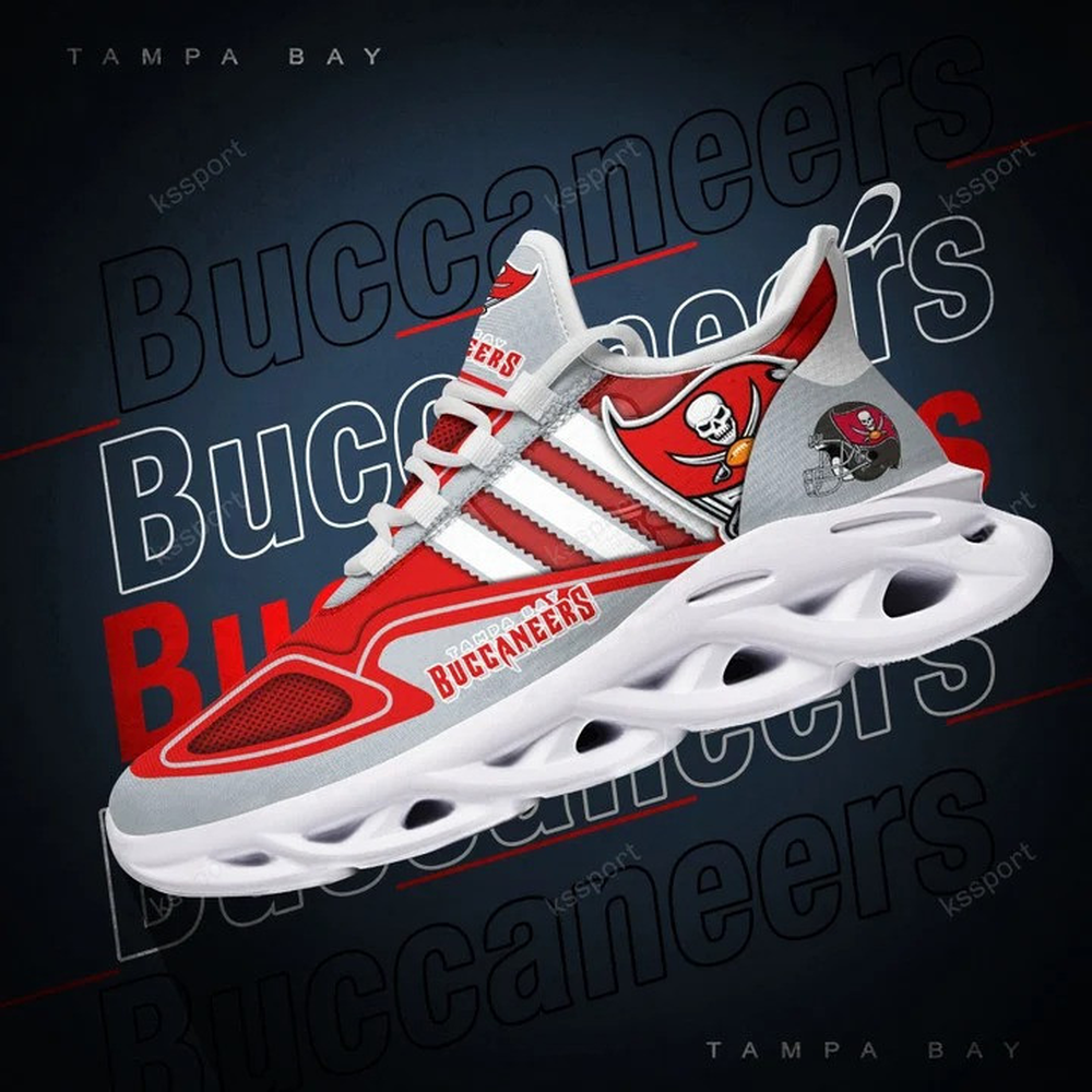 Ideafootwear Tampa Bay Buccaneers Max Soul Shoes Sneakers For Men And Women 12
