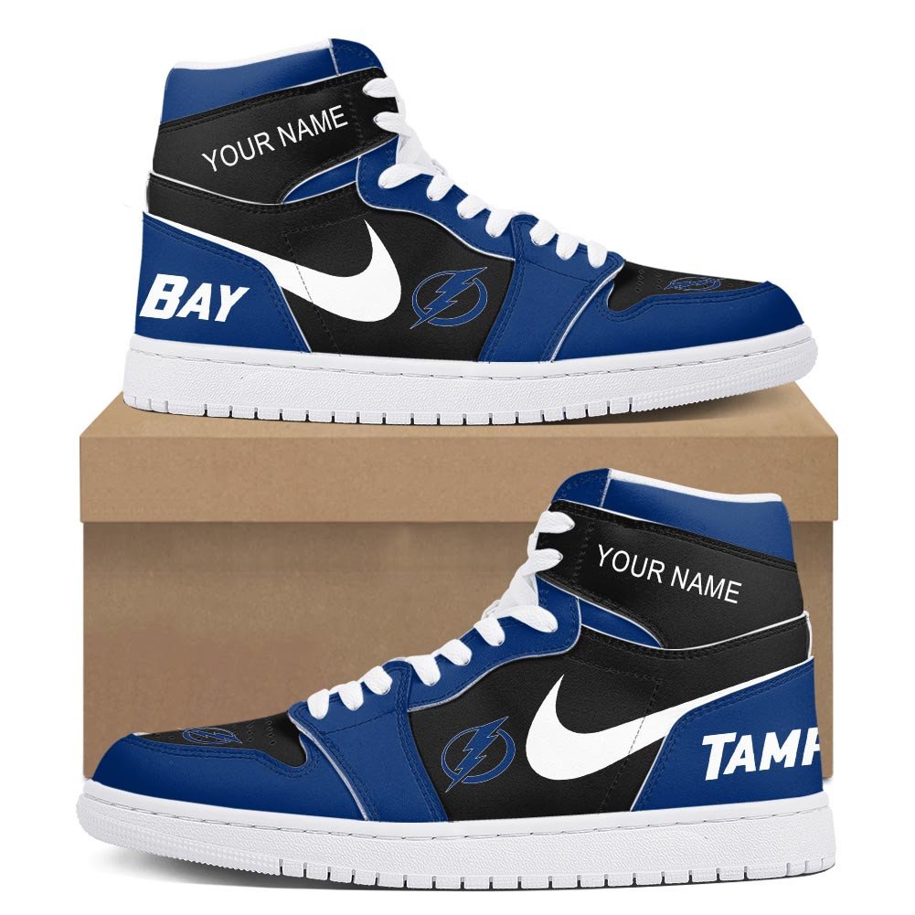 Ideafootwear Tampa Bay Lightning AJ1 High Sneakers Shoes For Men And Women 4