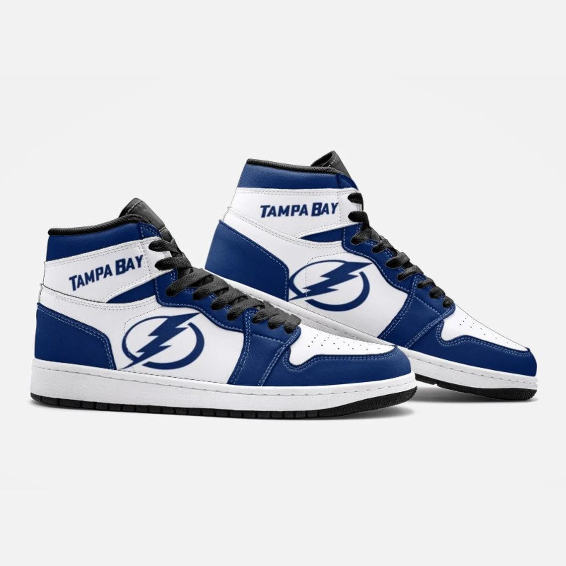 Ideafootwear Tampa Bay Lightning AJ1 High Sneakers Shoes For Men And Women 5