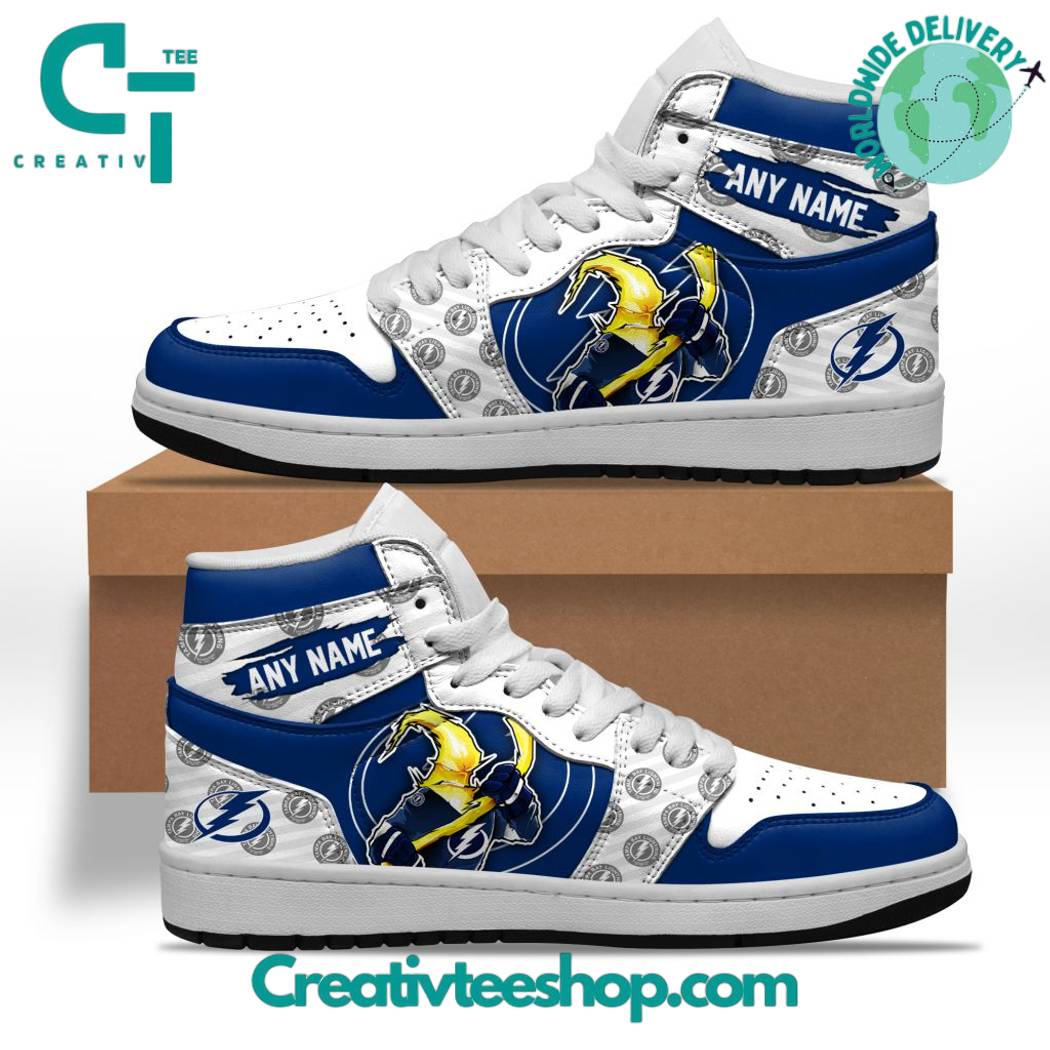 Ideafootwear Tampa Bay Lightning AJ1 High Sneakers Shoes For Men And Women 1