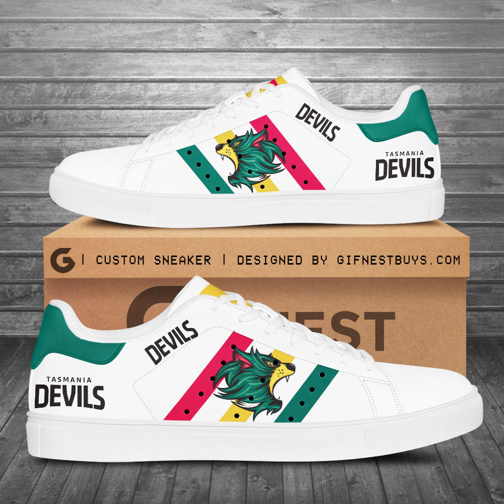 Ideafootwear Tasmania Devils FC Skate Stan Shoes Sneakes For Men And Women 2