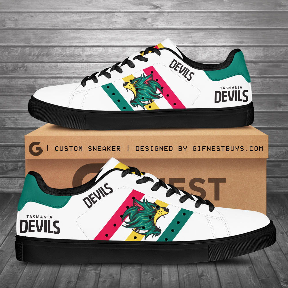 Ideafootwear Tasmania Devils FC Skate Stan Shoes Sneakes For Men And Women 2