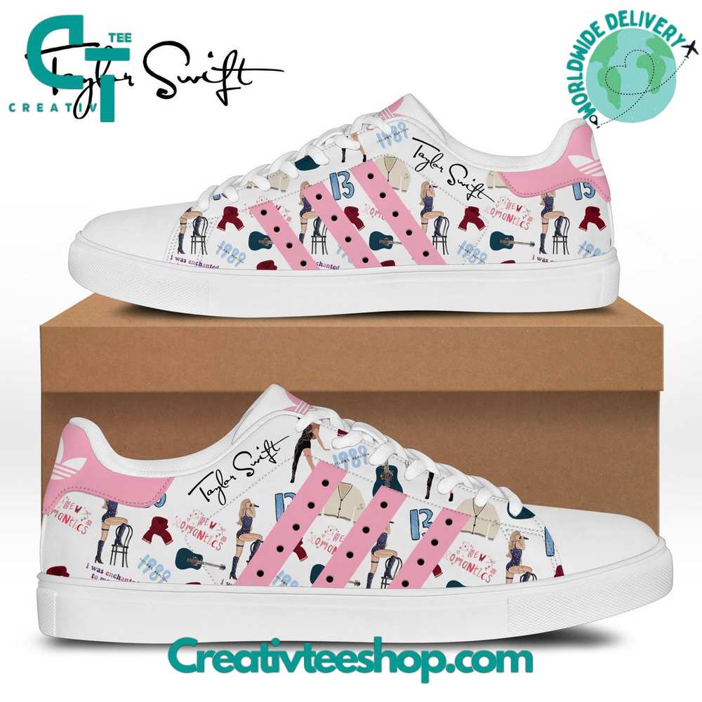 Ideafootwear Taylor Swift 1989 Skate Stan Shoes Sneakes For Men And Women 1