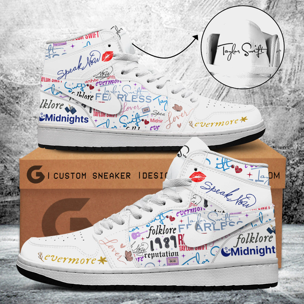 Ideafootwear Taylor Swift AJ1 High Sneakers Shoes For Men And Women 22