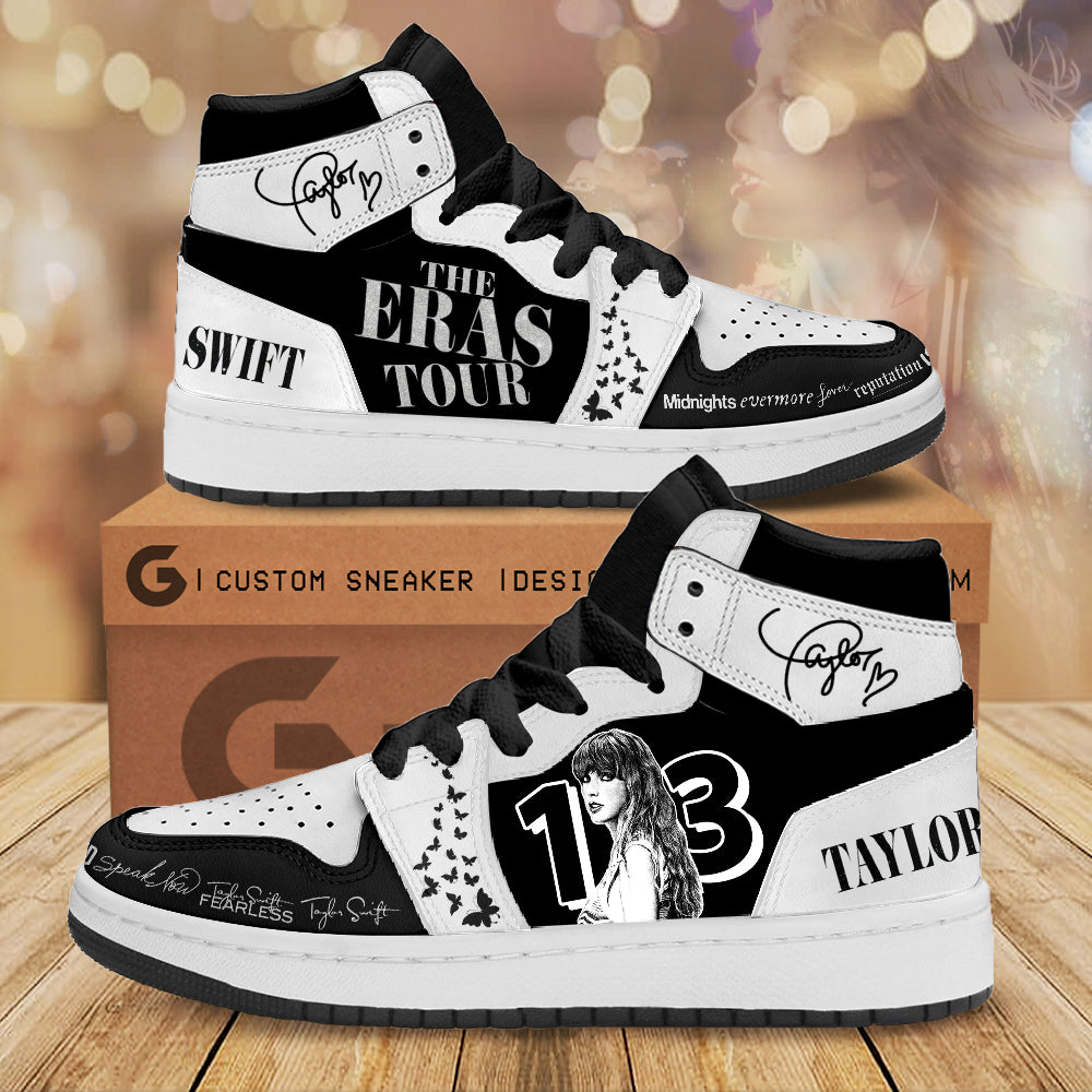 Ideafootwear Taylor Swift AJ1 High Sneakers Shoes For Men And Women 17