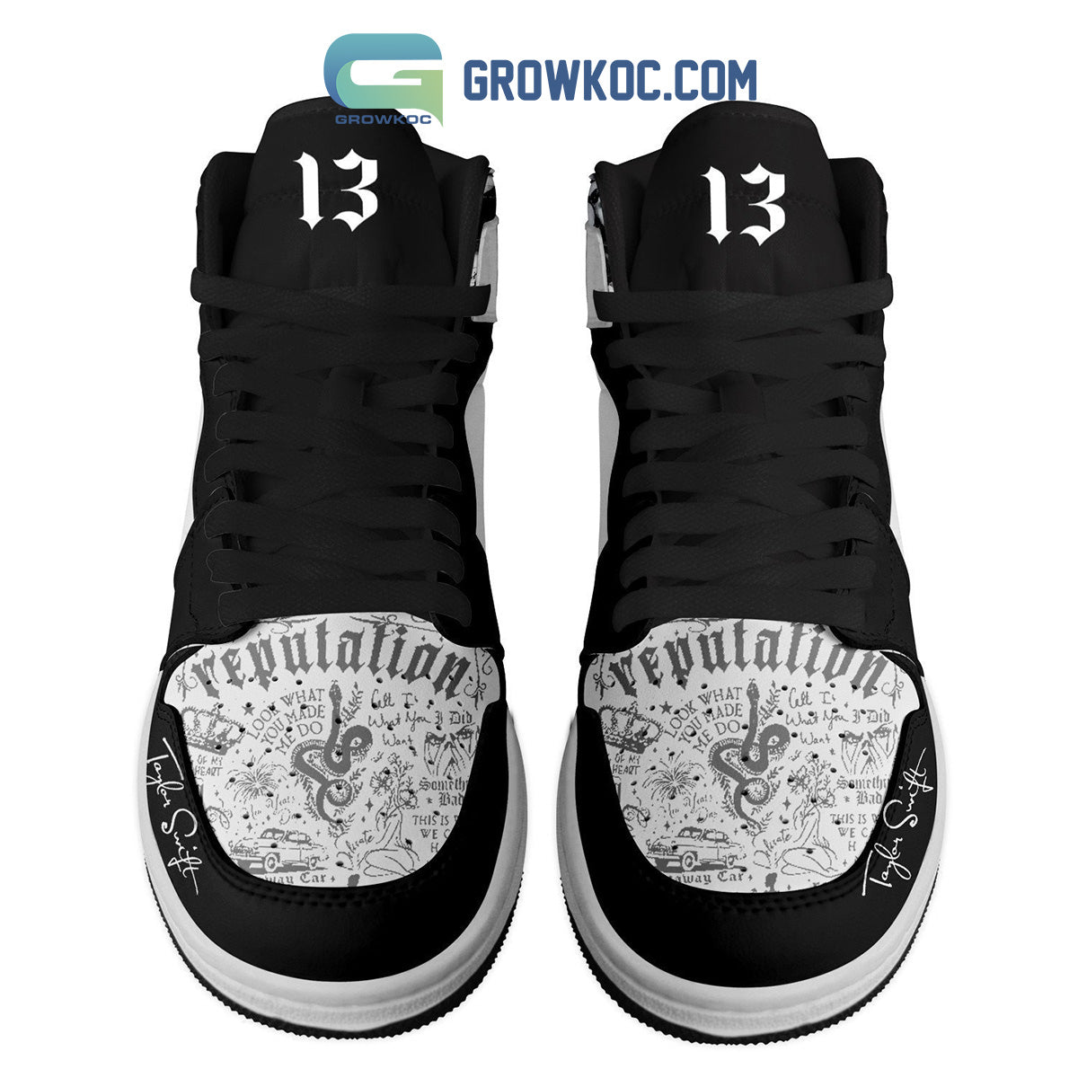 Ideafootwear Taylor Swift AJ1 High Sneakers Shoes For Men And Women 28