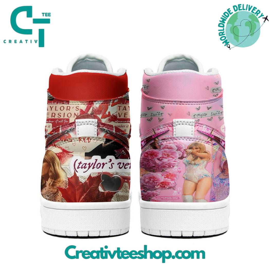Ideafootwear Taylor Swift Lover Version AJ1 High Sneakers Shoes For Men And Women 1