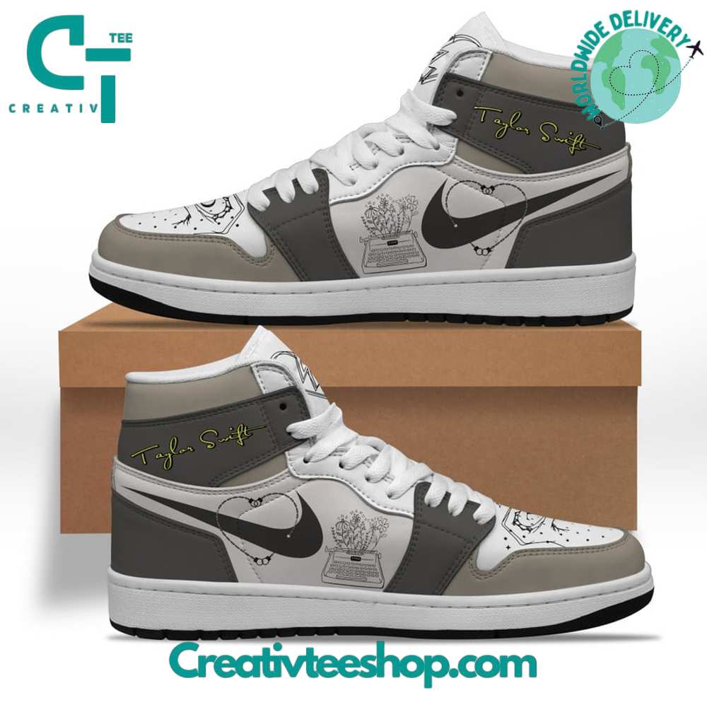 Ideafootwear Taylor Swift The Tortured Poets Department AJ1 High Sneakers Shoes For Men And Women 1