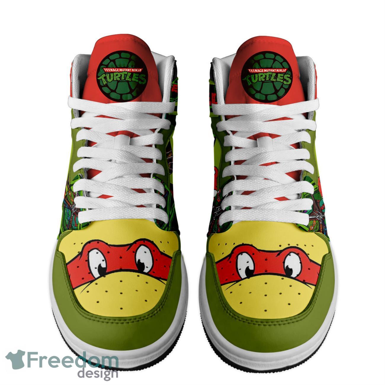 Ideafootwear Teenage Mutant Ninja Turtles AJ1 High Sneakers Shoes For Men And Women 2