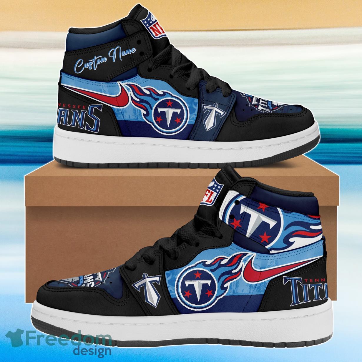 Ideafootwear Tennessee Titans AJ1 High Sneakers Shoes For Men And Women 1