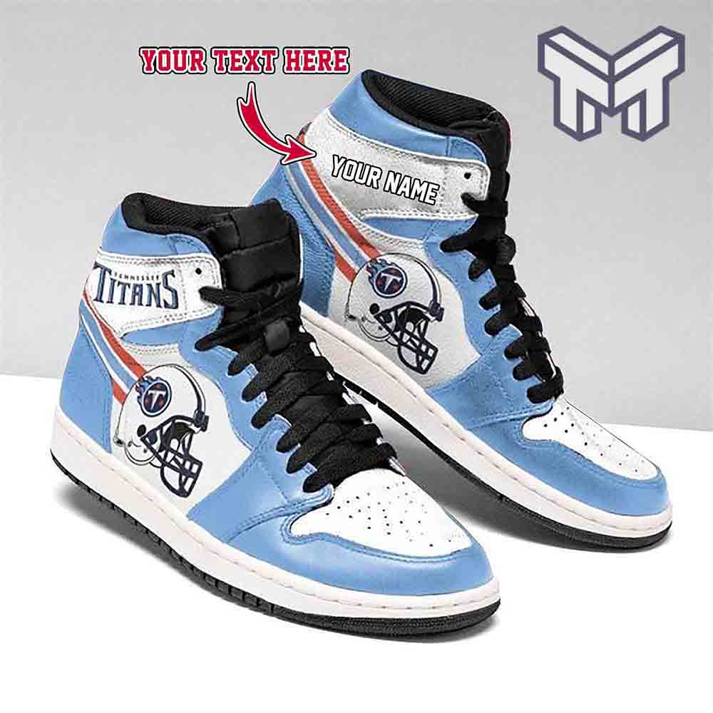 Ideafootwear Tennessee Titans AJ1 High Sneakers Shoes For Men And Women 4