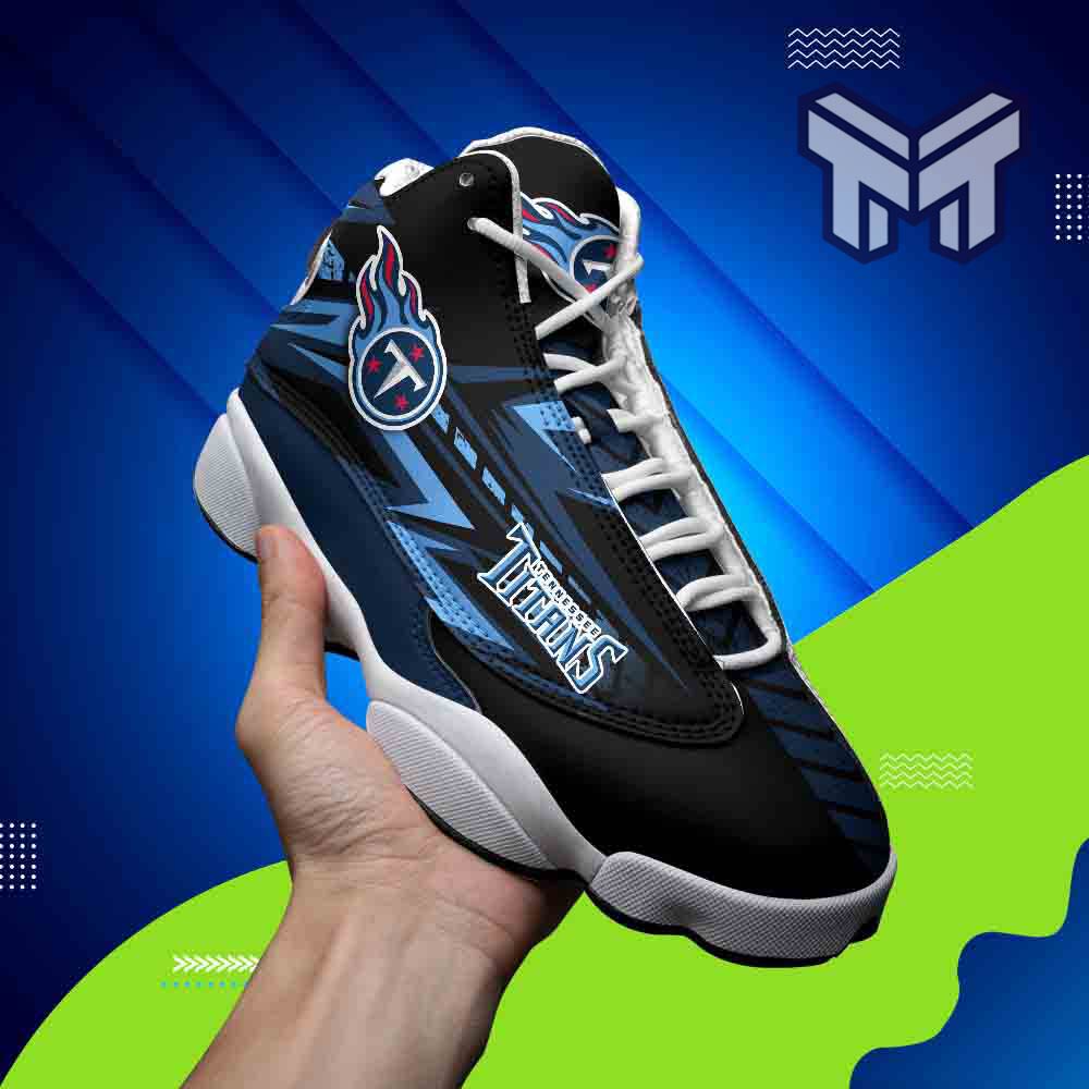Ideafootwear Tennessee Titans AJ13 Sneakers Shoes For Men And Women 6