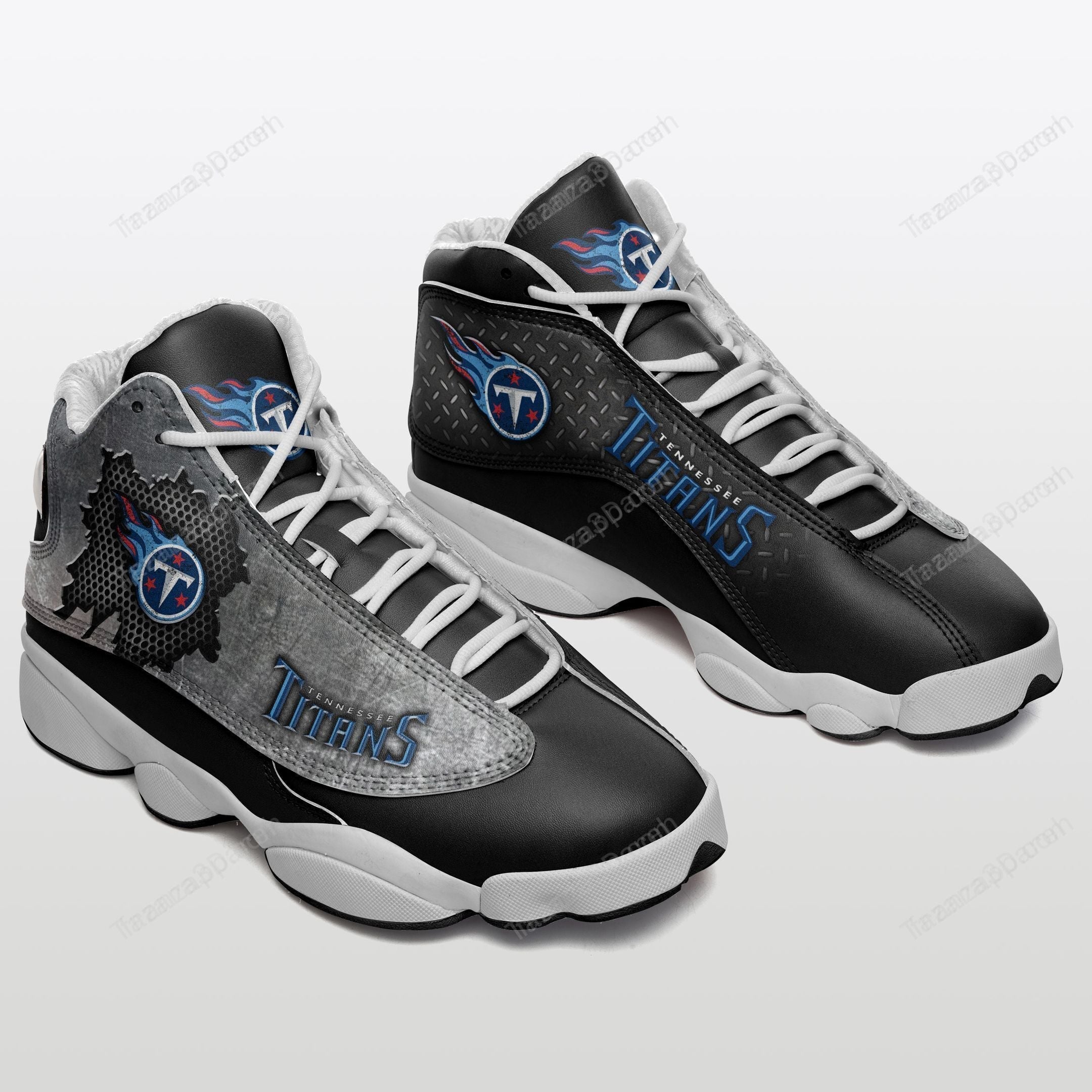 Ideafootwear Tennessee Titans AJ13 Sneakers Shoes For Men And Women 15