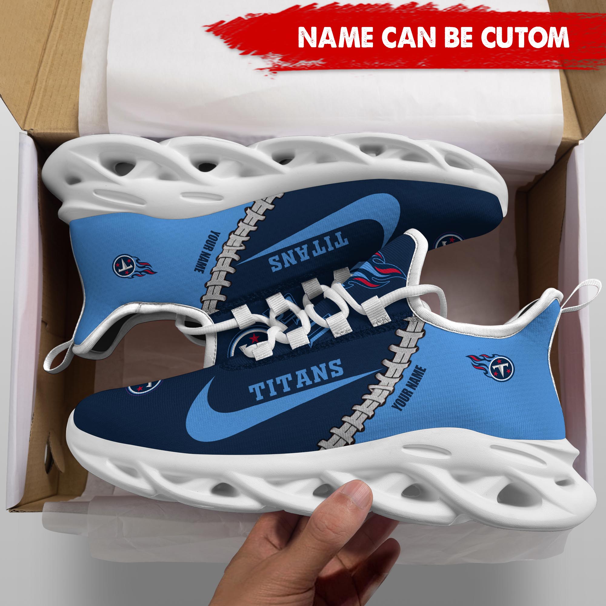 Ideafootwear Tennessee Titans Max Soul Shoes Sneakers For Men And Women 1