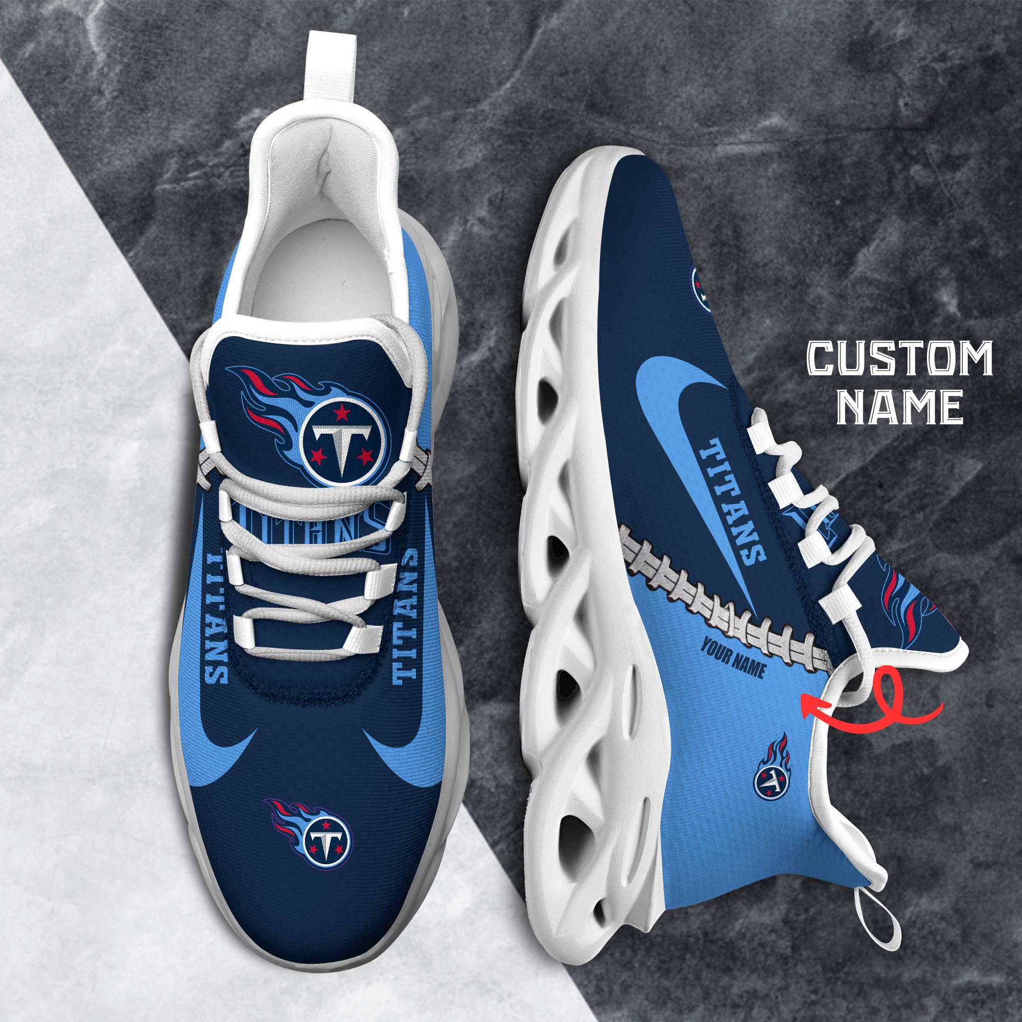 Ideafootwear Tennessee Titans Max Soul Shoes Sneakers For Men And Women 1