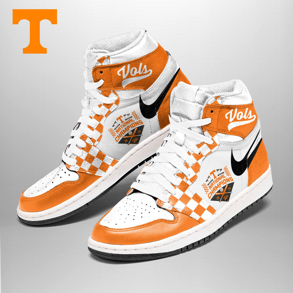 Ideafootwear Tennessee Volunteers AJ1 High Sneakers Shoes For Men And Women 2