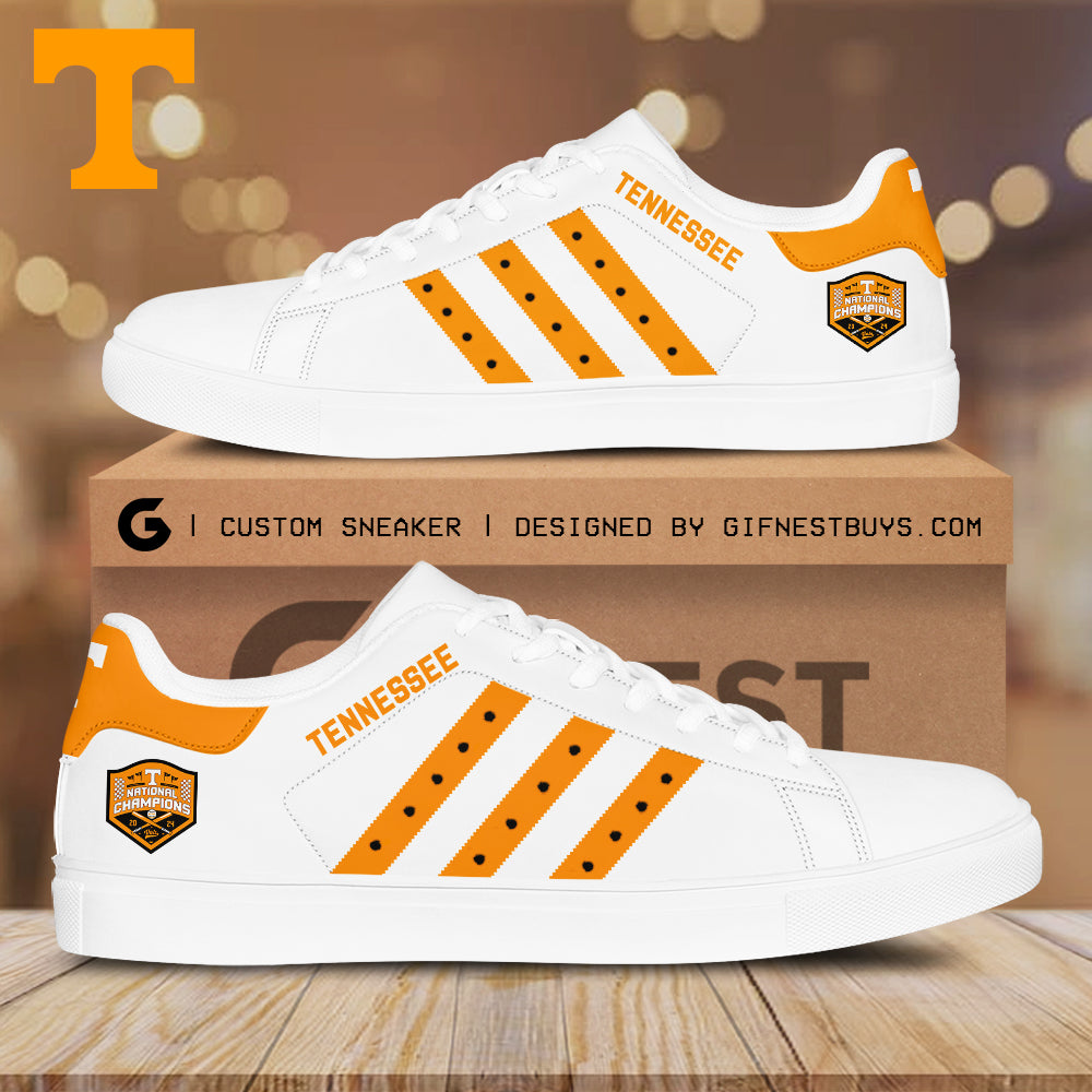 Ideafootwear Tennessee Volunteers Skate Stan Shoes Sneakes For Men And Women 4