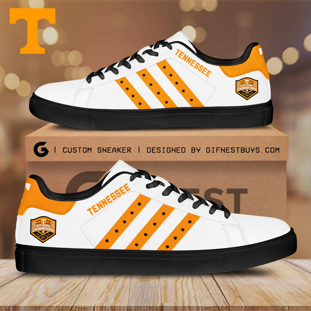 Ideafootwear Tennessee Volunteers Skate Stan Shoes Sneakes For Men And Women 4