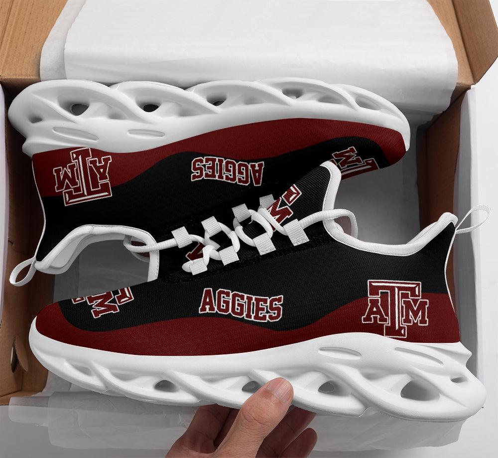 Ideafootwear Texas A&M Aggies Max Soul Shoes Sneakers For Men And Women 3