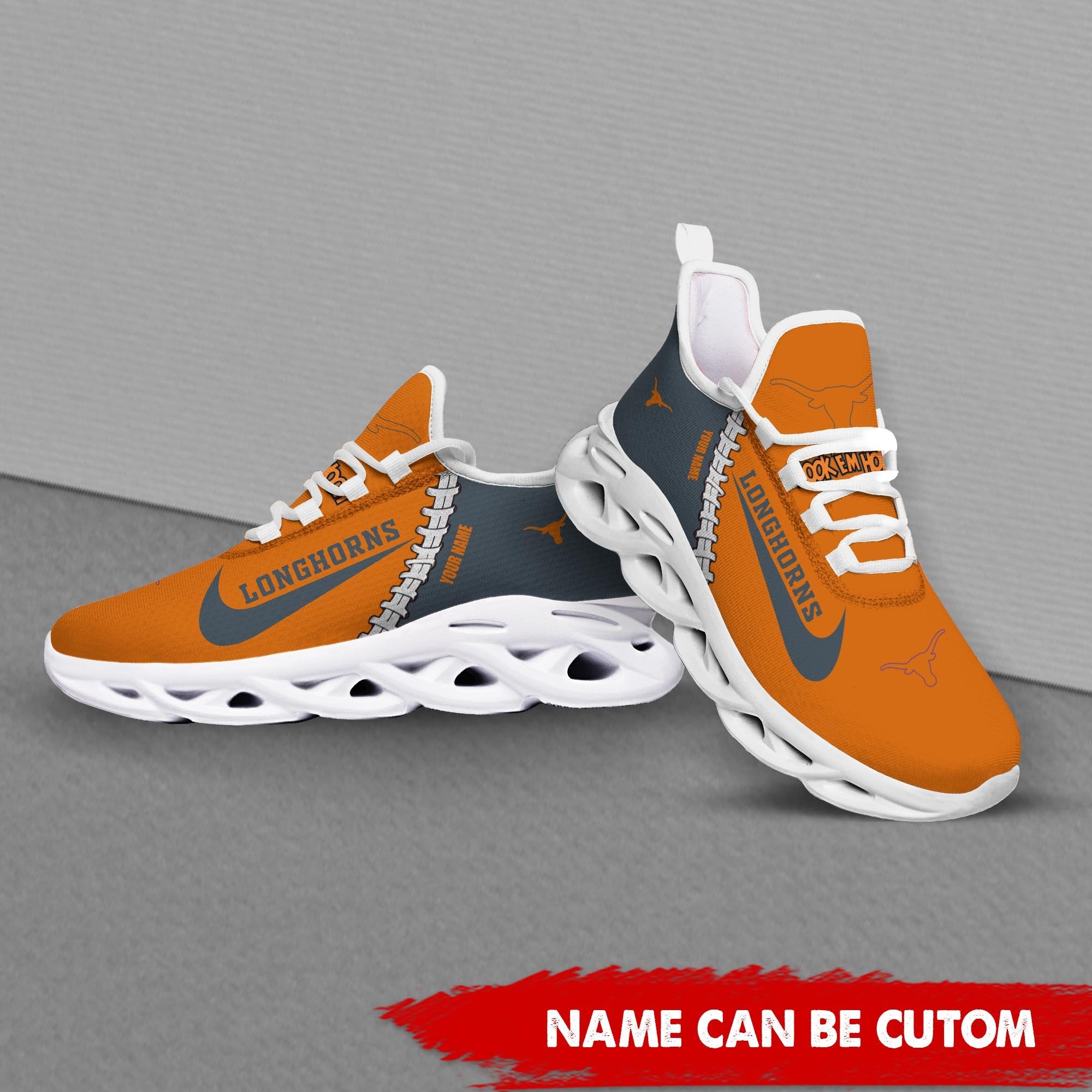 Ideafootwear Texas Longhorns Max Soul Shoes Sneakers For Men And Women 2