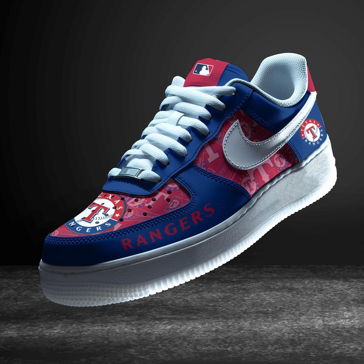 Ideafootwear Texas Rangers Air Low-Top Sneakers Shoes For Men And Women 3