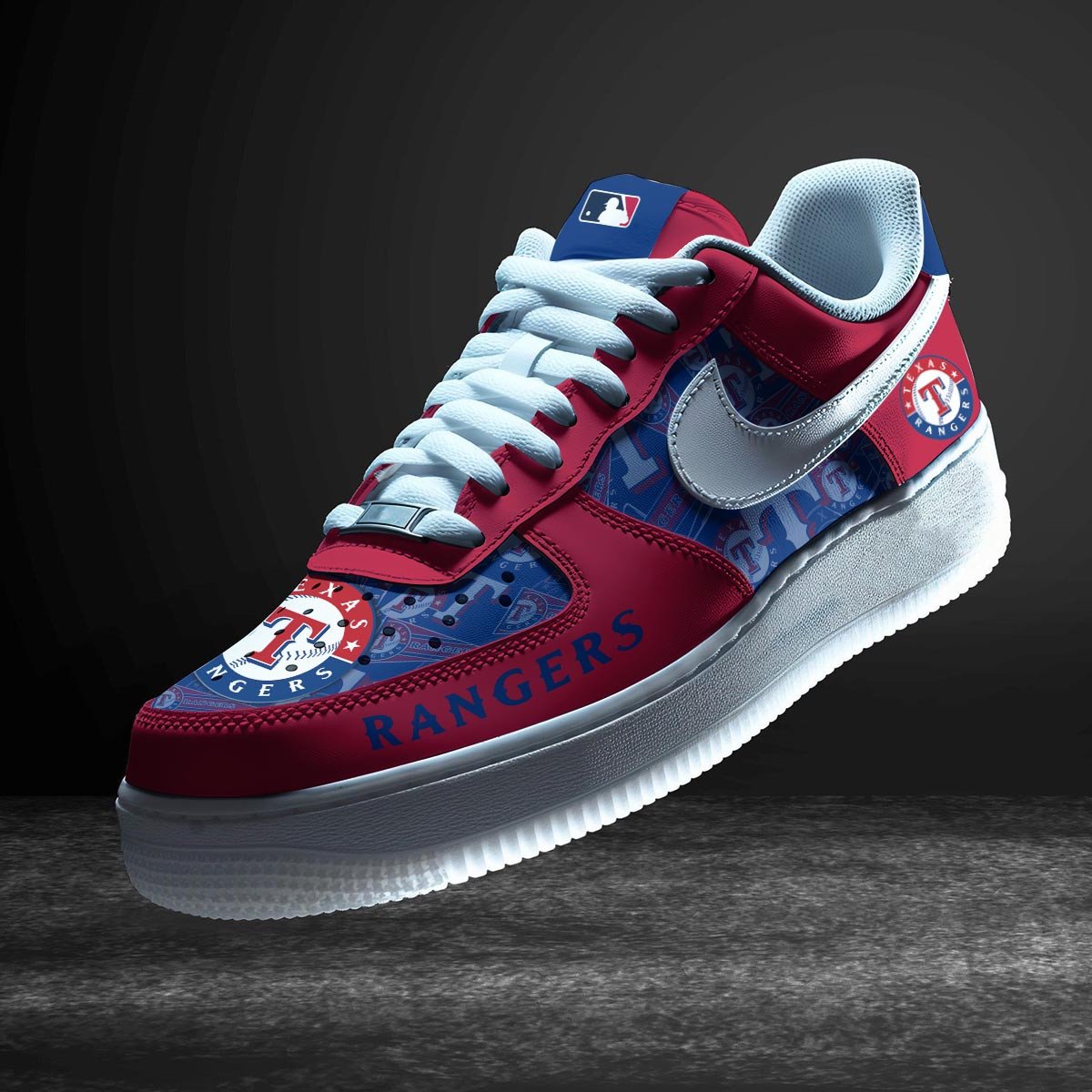Ideafootwear Texas Rangers Air Low-Top Sneakers Shoes For Men And Women 4