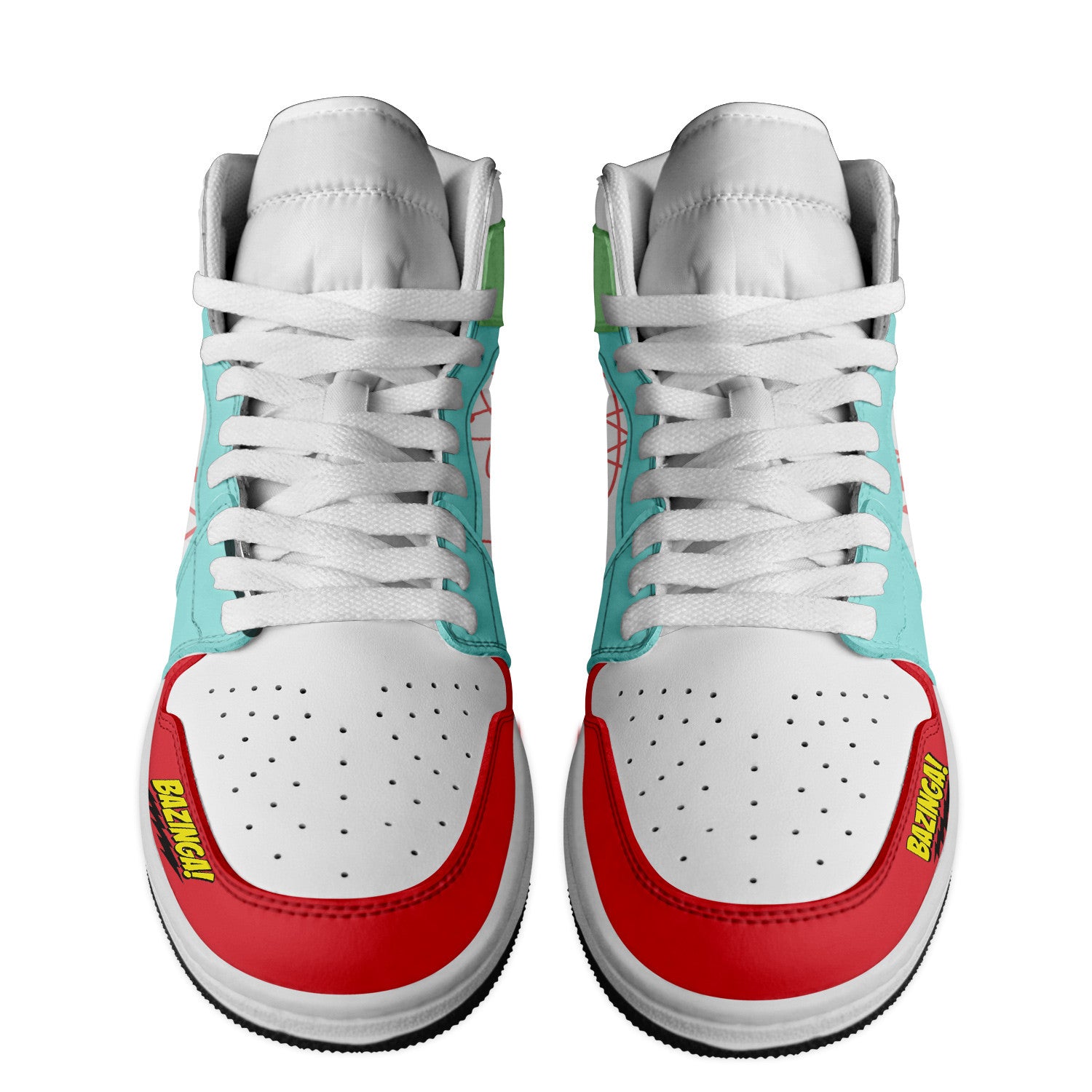 Ideafootwear The Big Bang Theory AJ1 High Sneakers Shoes For Men And Women 1