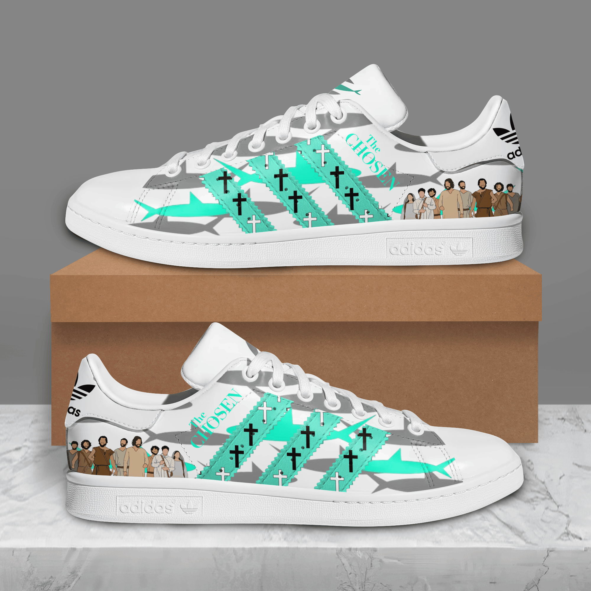 Ideafootwear The Chosen Skate Stan Shoes Sneakes For Men And Women 1