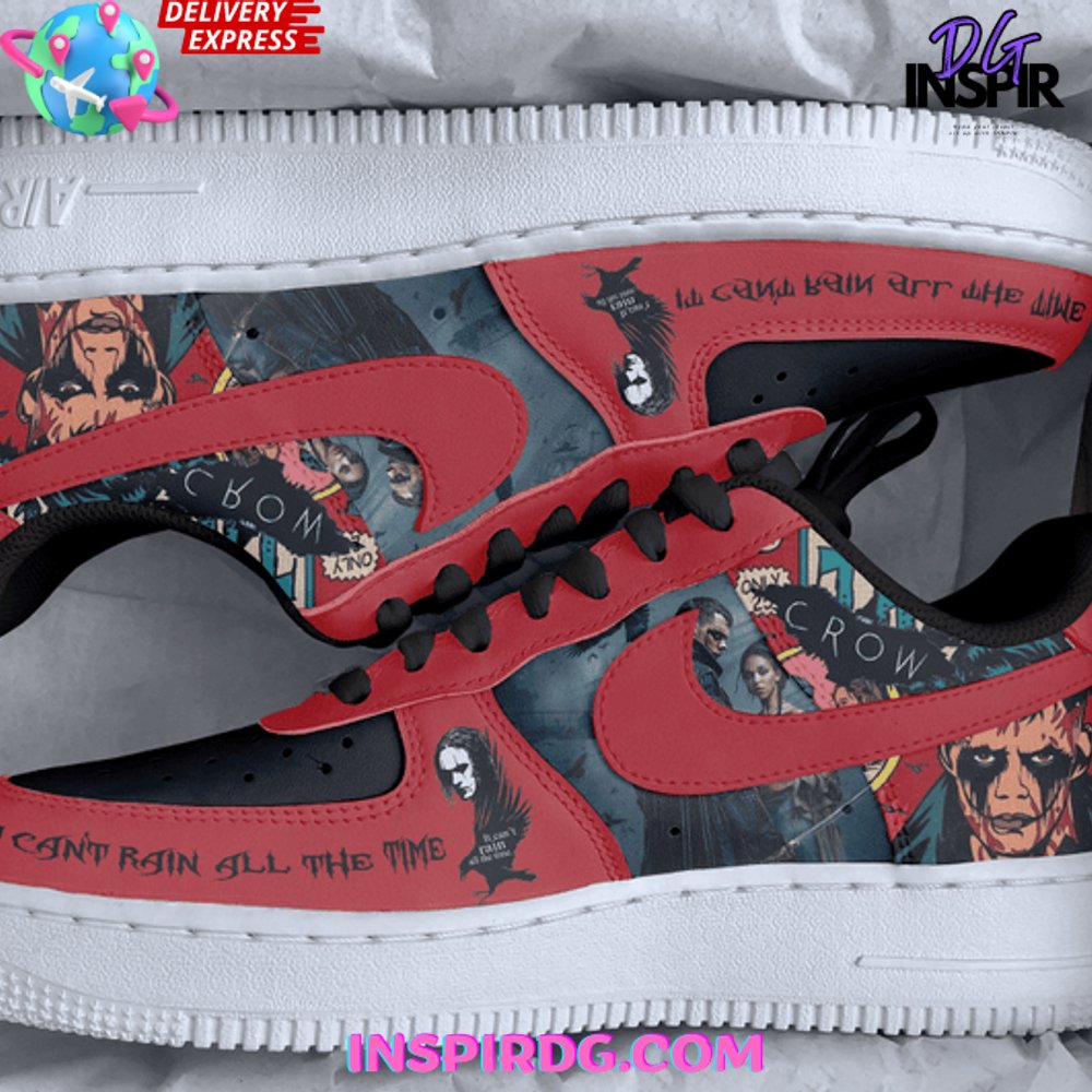 Ideafootwear The Crow Tribute Air Low-Top Sneakers Shoes For Men And Women 1