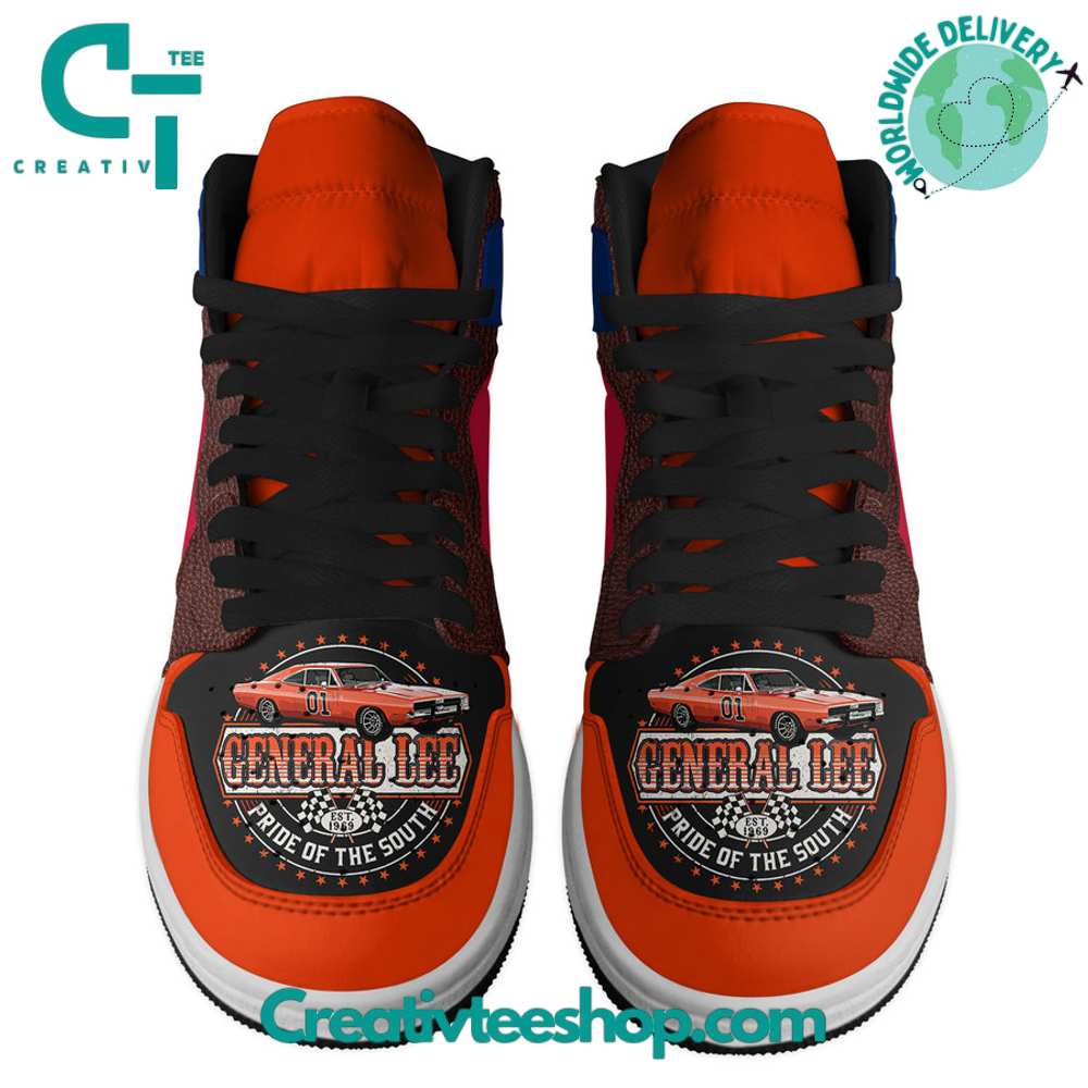 Ideafootwear The Dukes of Hazzard AJ1 High Sneakers Shoes For Men And Women 1