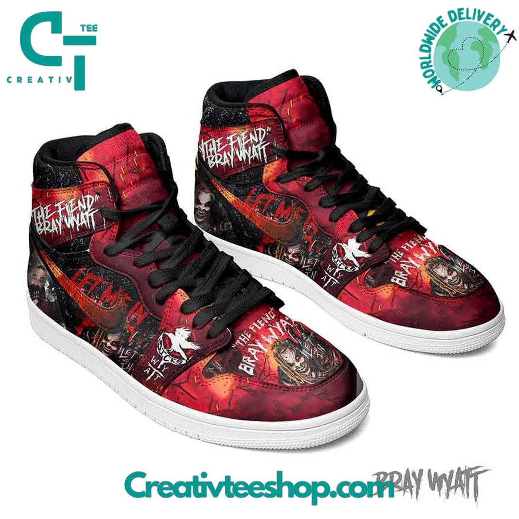 Ideafootwear The Fiend Bray Wyatt AJ1 High Sneakers Shoes For Men And Women 1