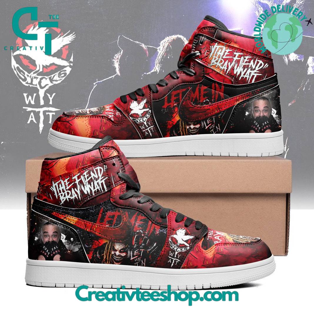 Ideafootwear The Fiend Bray Wyatt AJ1 High Sneakers Shoes For Men And Women 1