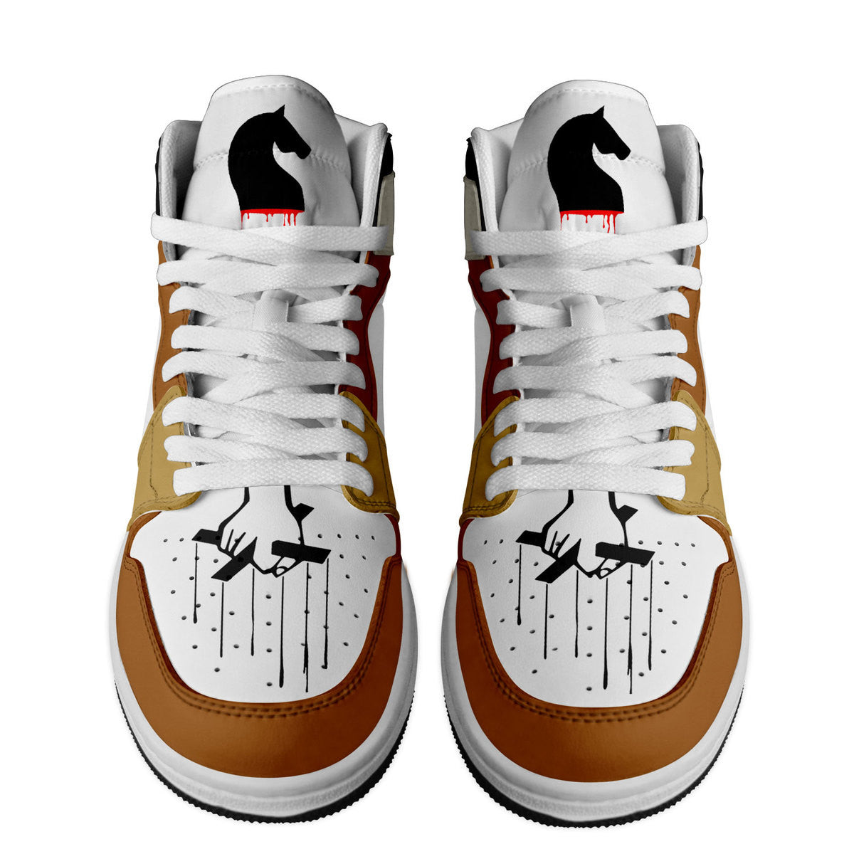 Ideafootwear The Godfather AJ1 High Sneakers Shoes For Men And Women 3