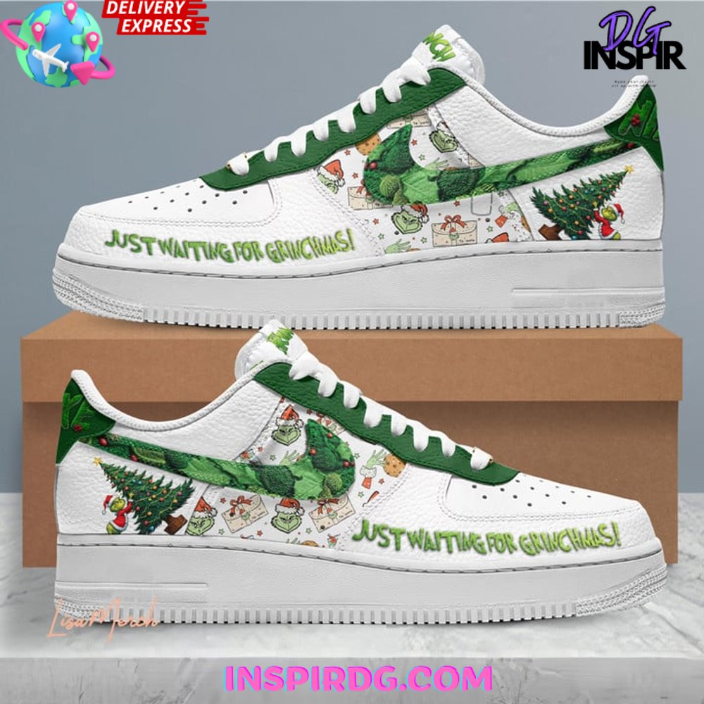 Ideafootwear The Grinch Air Low-Top Sneakers Shoes For Men And Women 23