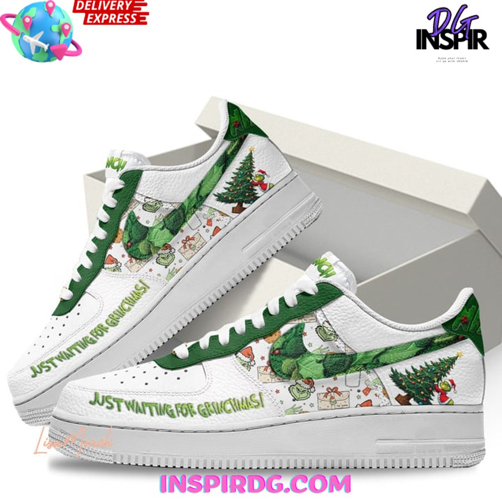 Ideafootwear The Grinch Air Low-Top Sneakers Shoes For Men And Women 23