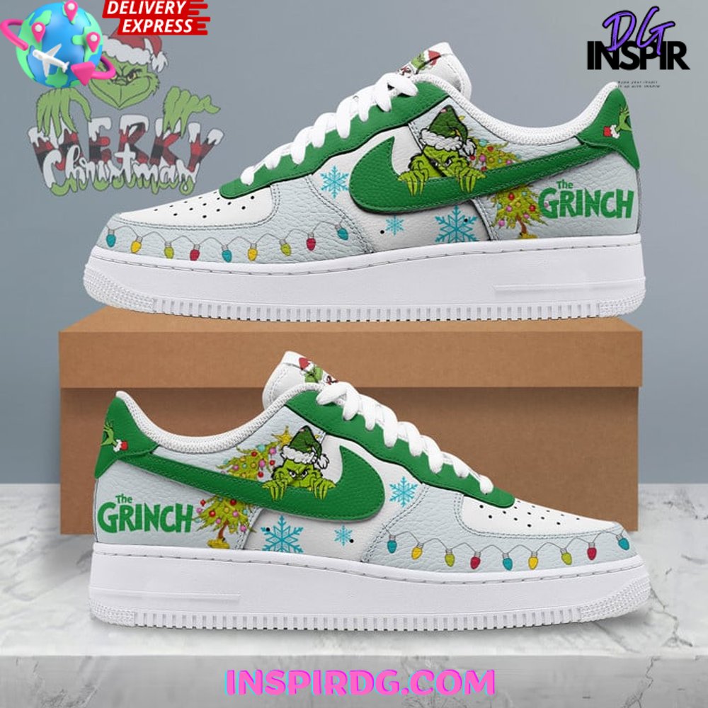Ideafootwear The Grinch Air Low-Top Sneakers Shoes For Men And Women 22