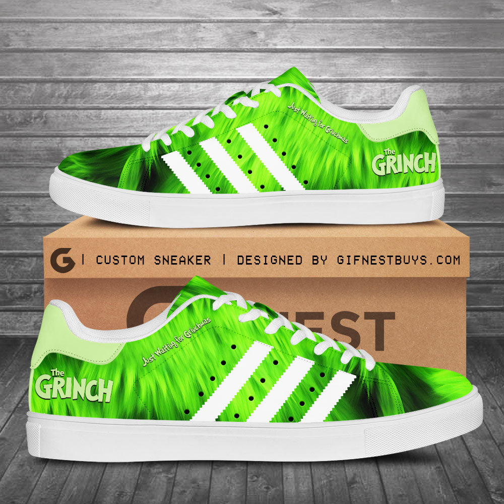 Ideafootwear The Grinch Skate Stan Shoes Sneakes For Men And Women 1