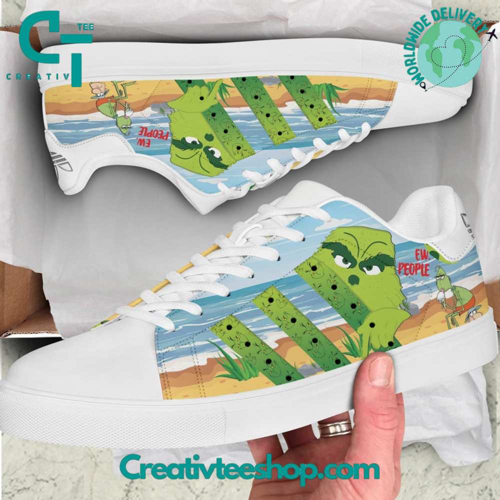 Ideafootwear The Grinch Skate Stan Shoes Sneakes For Men And Women 4