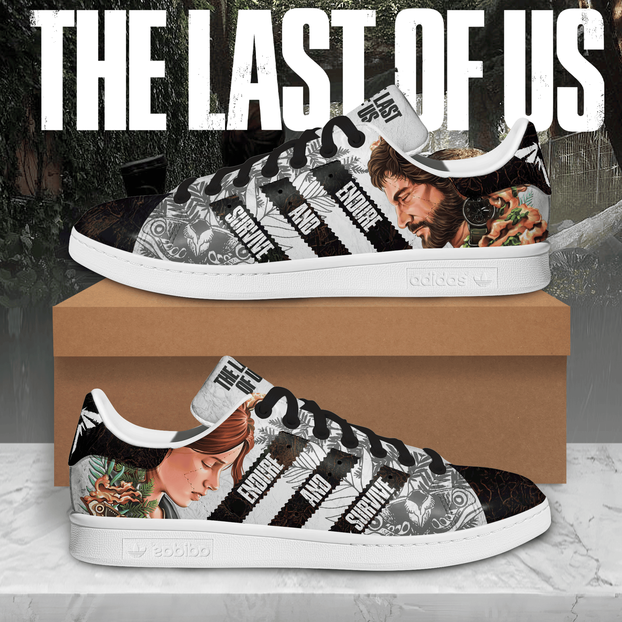 Ideafootwear The Last of Us Skate Stan Shoes Sneakes For Men And Women 1