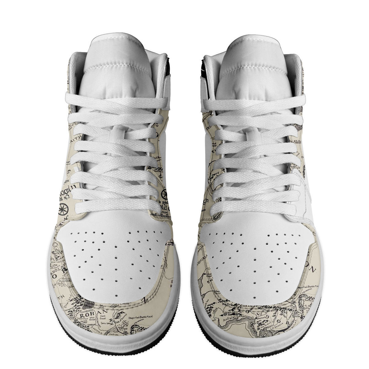 Ideafootwear The Lord Of The Rings AJ1 High Sneakers Shoes For Men And Women 8