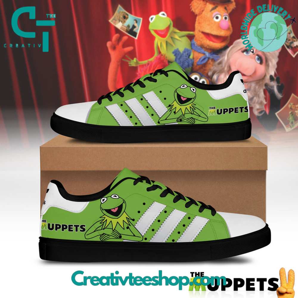 Ideafootwear The Muppets Green Skate Stan Shoes Sneakes For Men And Women 1