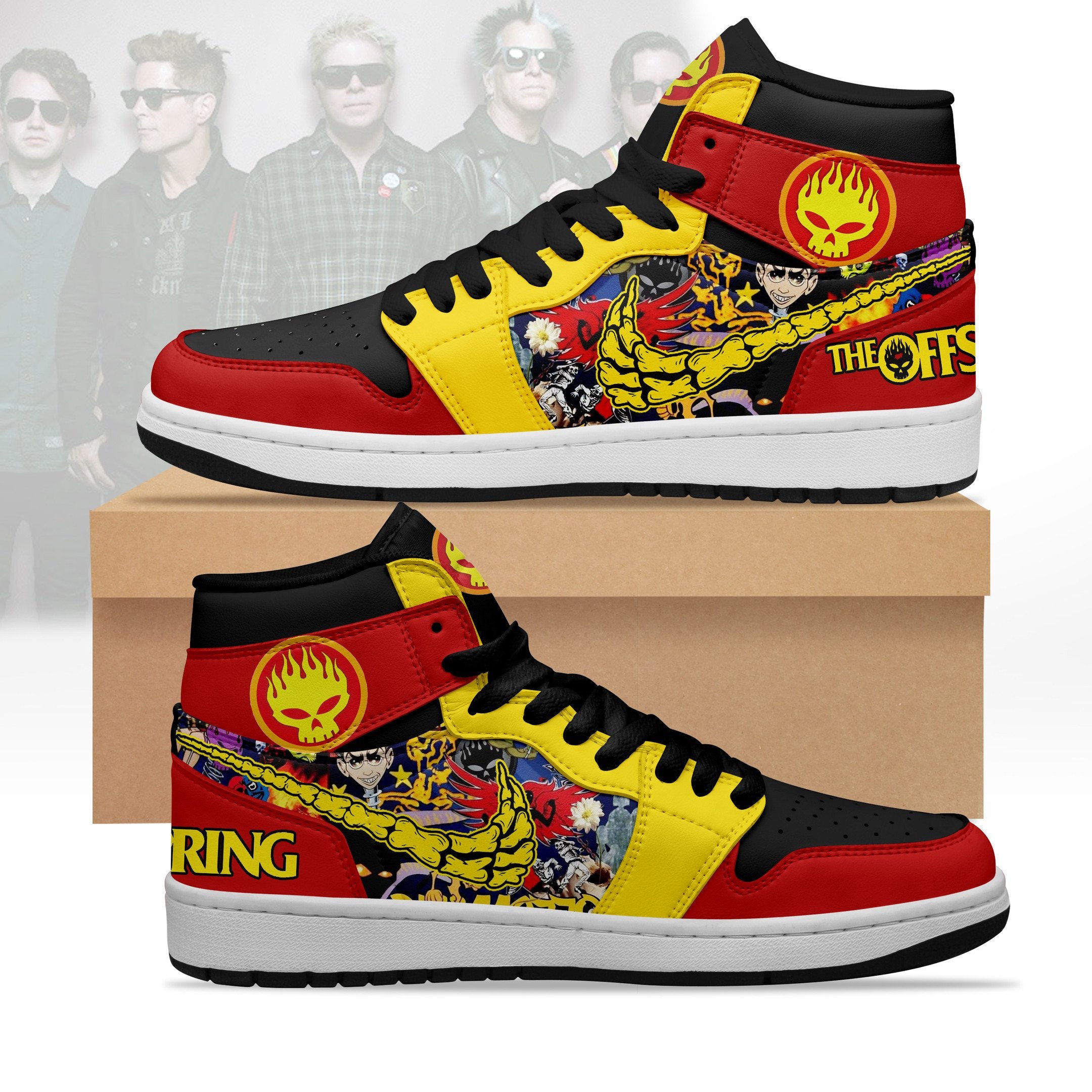 Ideafootwear The Offspring AJ1 High Sneakers Shoes For Men And Women 1