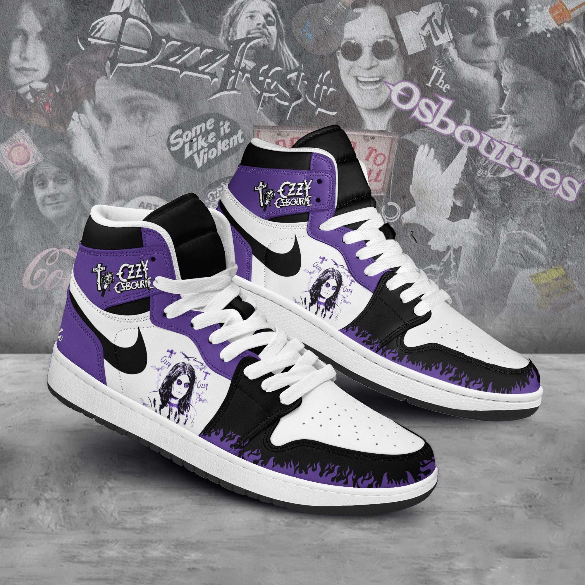 Ideafootwear The Osbournes AJ1 High Sneakers Shoes For Men And Women 1
