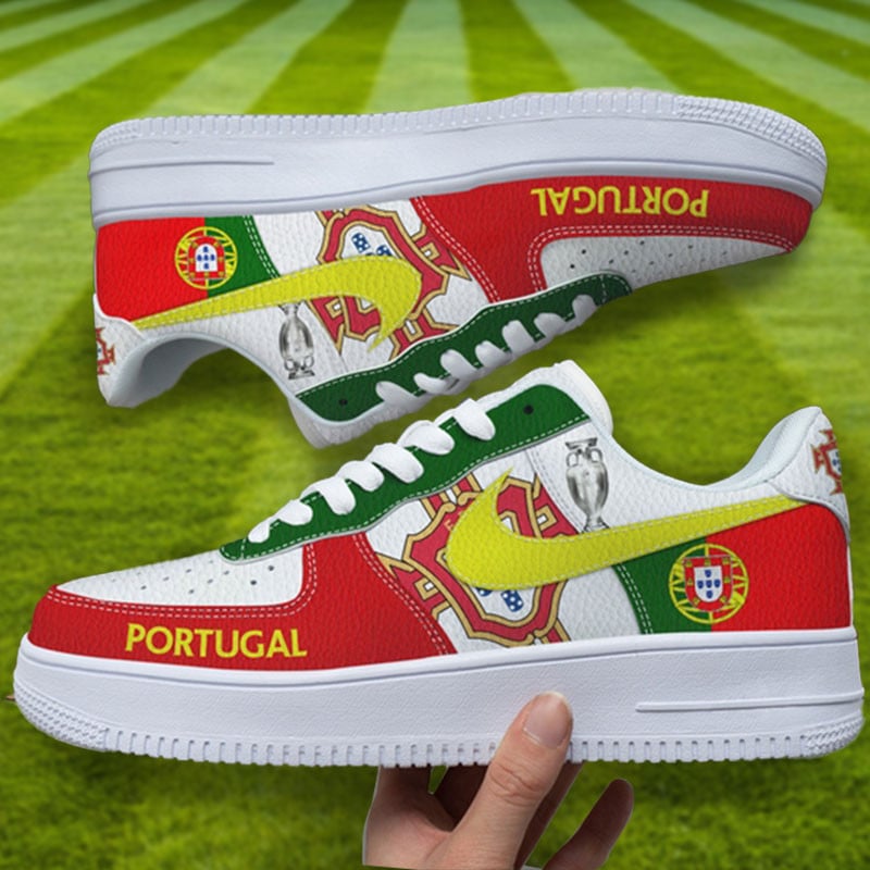 Ideafootwear The Portugal National Team Air Low-Top Sneakers Shoes For Men And Women 1