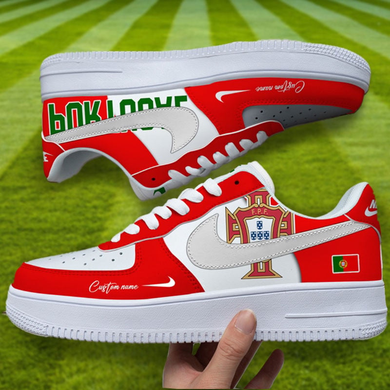 Ideafootwear The Portugal National Team Air Low-Top Sneakers Shoes For Men And Women 2