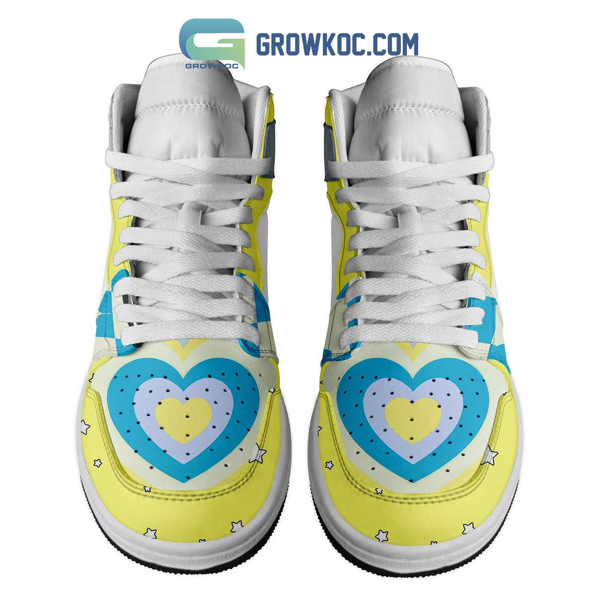Ideafootwear The Powerpuff Girls AJ1 High Sneakers Shoes For Men And Women 1