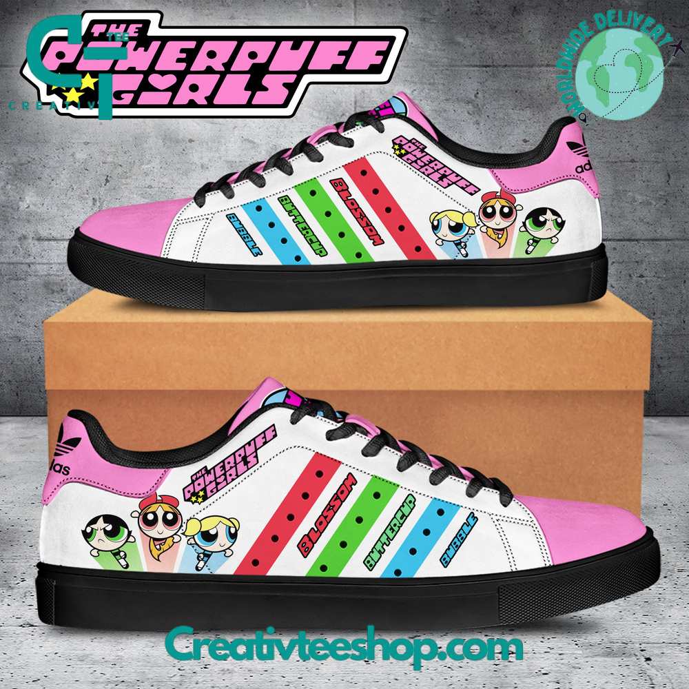 Ideafootwear The Powerpuff Girls Skate Stan Shoes Sneakes For Men And Women 2