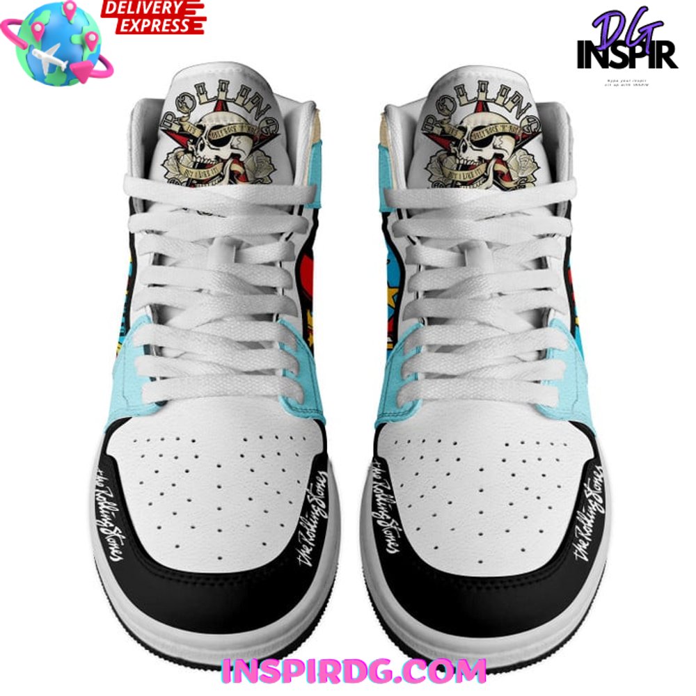 Ideafootwear The Rolling Stones AJ1 High Sneakers Shoes For Men And Women 9